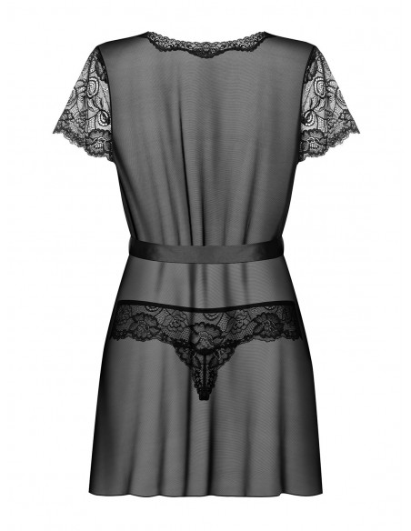 Alluria Peignoir Noir | Obsessive