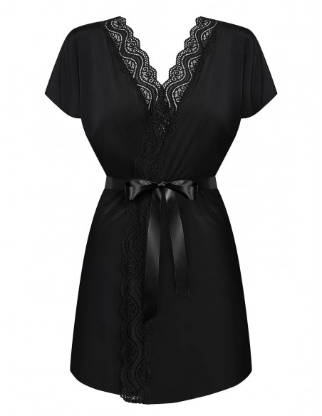 Diyosa - Peignoir noir | Obsessive