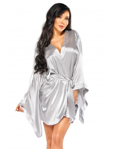 Samira | Peignoir argenté | Beauty Night