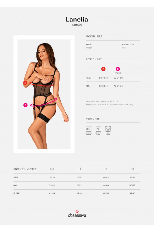 Lanelia | Corset noir | Obsessive