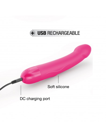 Vibromasseur Rose 22 cm - Real Vibration M 2.0 | Dorcel