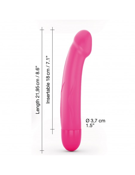 Vibromasseur Rose 22 cm - Real Vibration M 2.0 | Dorcel
