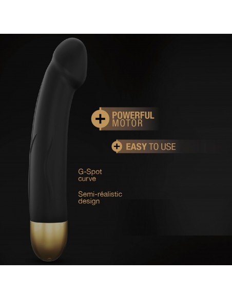Real Vibration M 2.0 - Noir & Or 22 cm | Dorcel