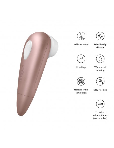 Stimulateur Satisfyer 1 Nouvelle génération Or rose | Satisfyer