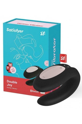 Satisfyer Double Joy pour couple - Noir | Satisfyer 2