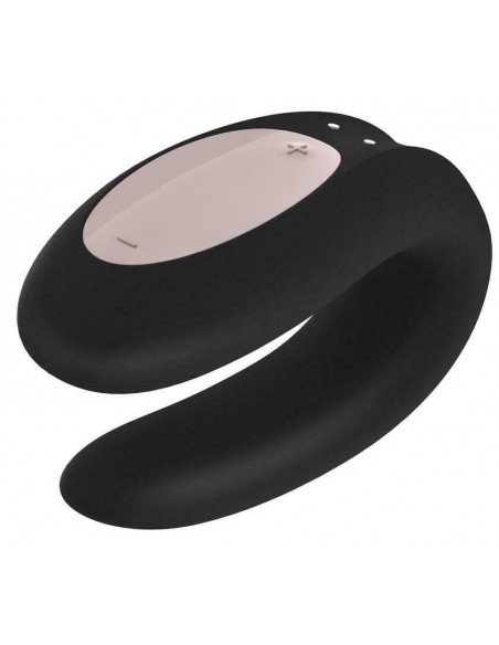 Satisfyer Double Joy pour couple - Noir | Satisfyer