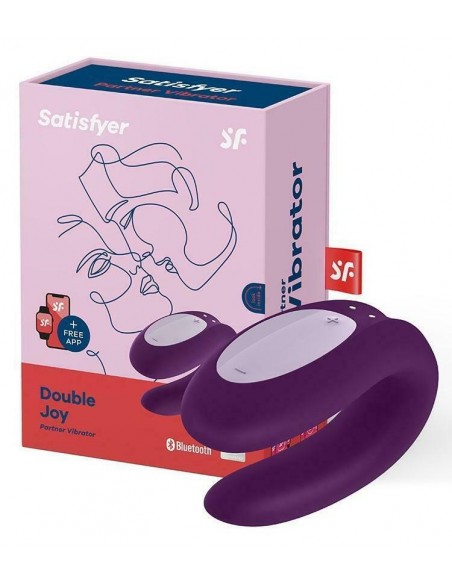 Satisfyer Double Joy pour couple - Violet | Satisfyer