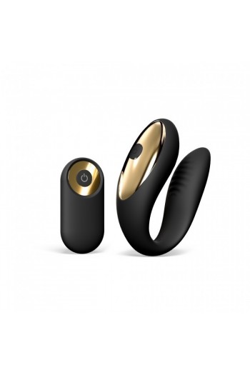 Stimulateur Perfect Lover - Noir & Or | Dorcel