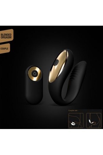 Stimulateur Perfect Lover - Noir & Or | Dorcel 2