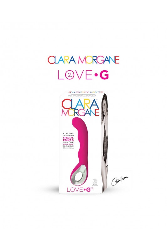 Love G 2.0 rose - Vibromasseur Point G | Clara Morgane