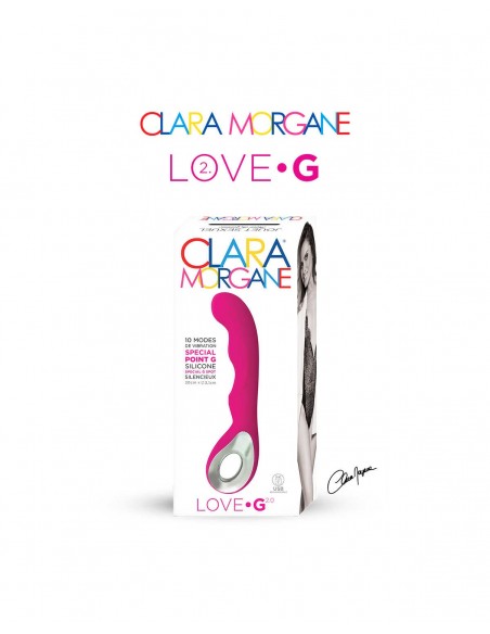 Love G 2.0 rose - Vibromasseur Point G | Clara Morgane