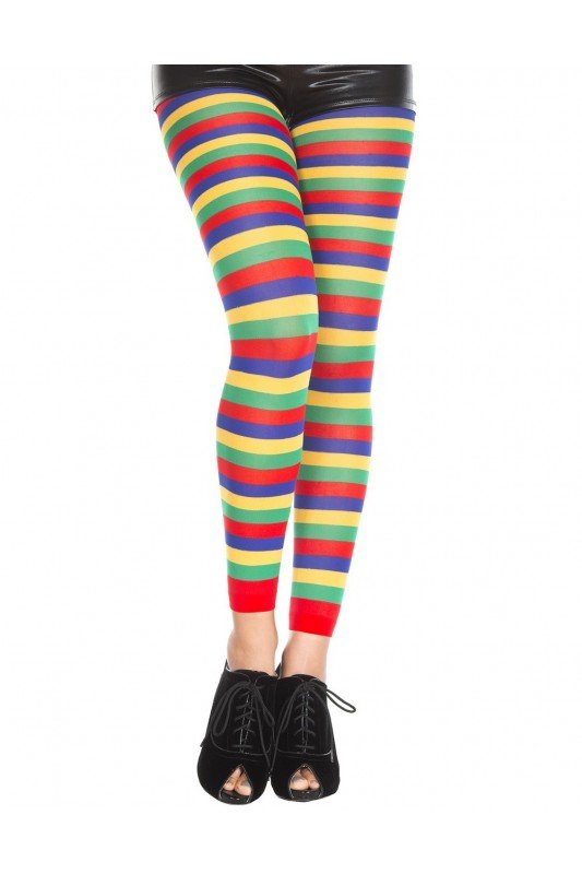 Legging Multicolore à Rayures Horizontales | Music Legs