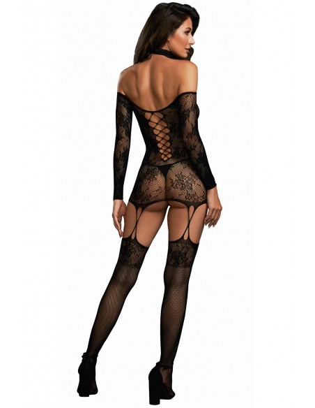 Bodystocking Réversible avec Tour de Cou | Dreamgirl