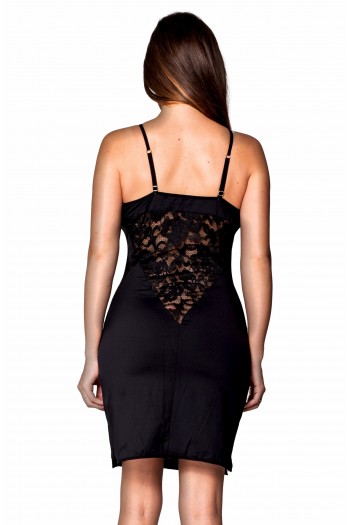 Robe cocktail noire avec dentelle | Be lily 2