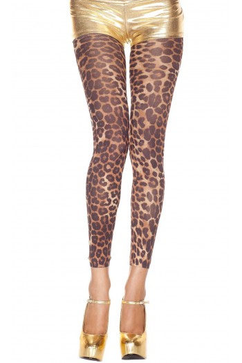 Legging en tulle motif léopard | Music Legs