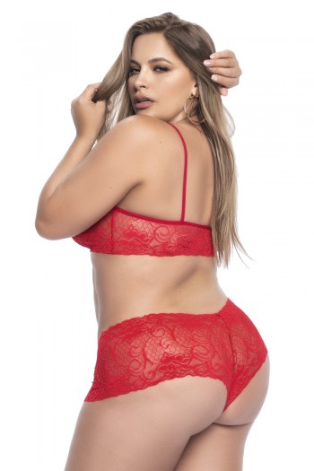 Ensemble Lingerie Rouge Mapalé Grande Taille | Mapalé 2