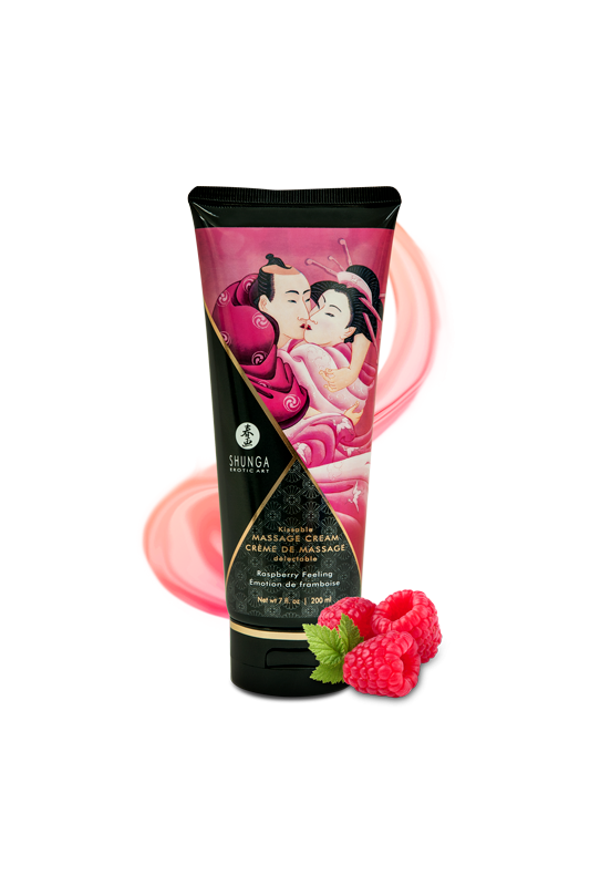 Crème de Massage délectable Emotion de framboise | Shunga