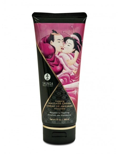 Crème de Massage délectable Emotion de framboise | Shunga