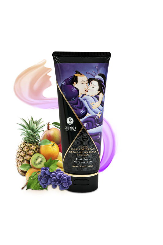 Crème de Massage délectable Fruits exotiques | Shunga