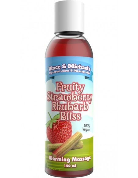 Huile Chauffante V&M Saveur Fraise Rhubarbe 150 ml | Swede