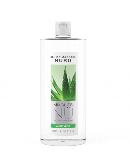 Mixgliss Gel de massage NU Aloe Vera 1000 ml | Mixgliss