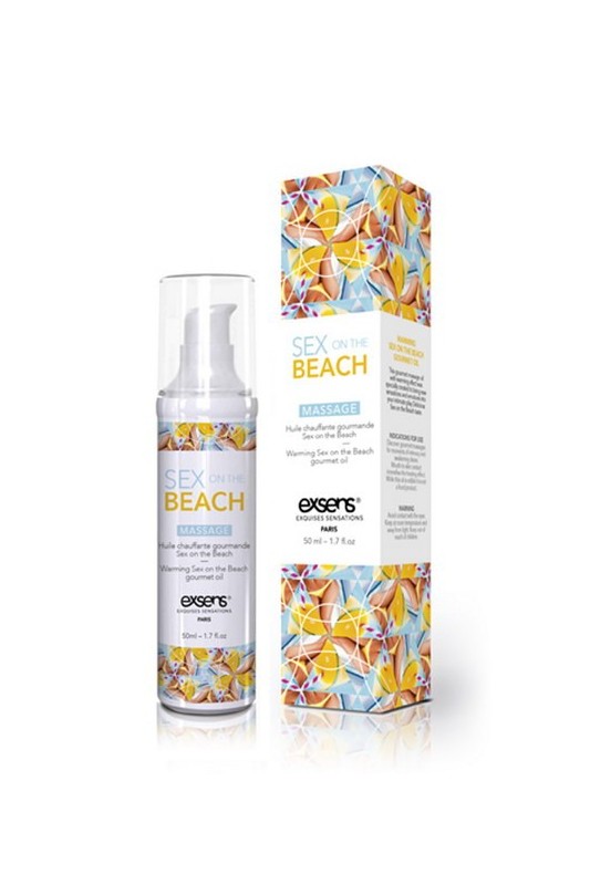 Huile chauffante Gourmande Sex on the beach 50 ml | Exsens