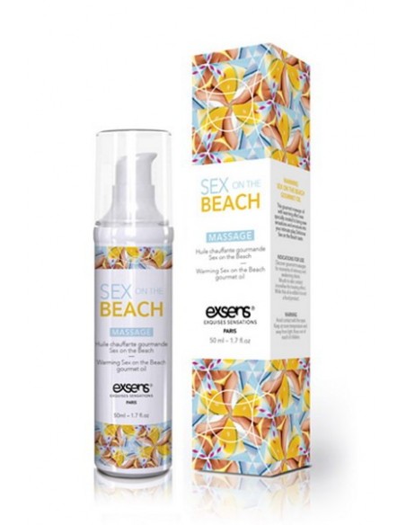 Huile chauffante Gourmande Sex on the beach 50 ml | Exsens