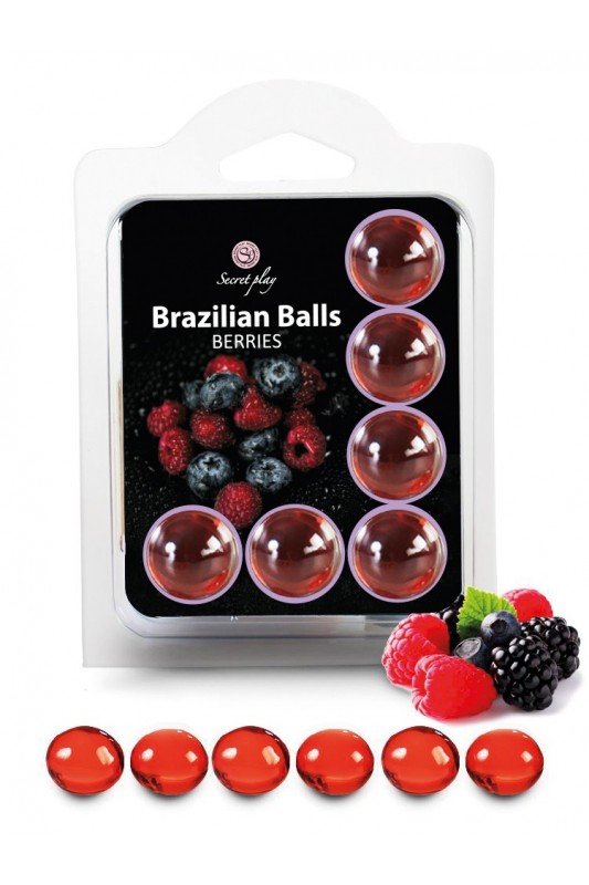 6 Brazilian Balls "Fruits des bois" 3386-5 | Brazilian Balls