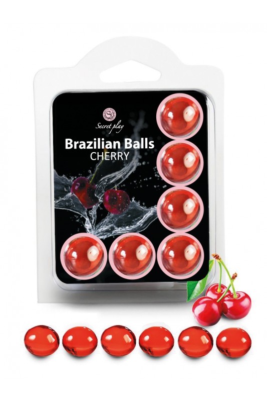 6 Brazilian Balls "Cerise" 3386-6 | Brazilian Balls