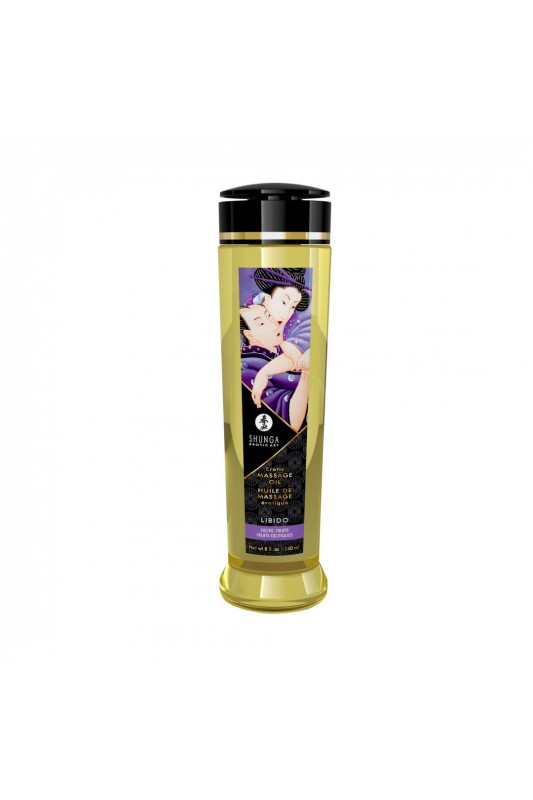 Huile de massage érotique - Libido - Fruits exotiques - 240 ml | Shunga