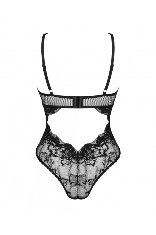 Body Noir À Dentelle Ezrie. Tops | PrettyLittleThing FR