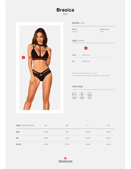 Brasica | Soutien-gorge noir | Obsessive