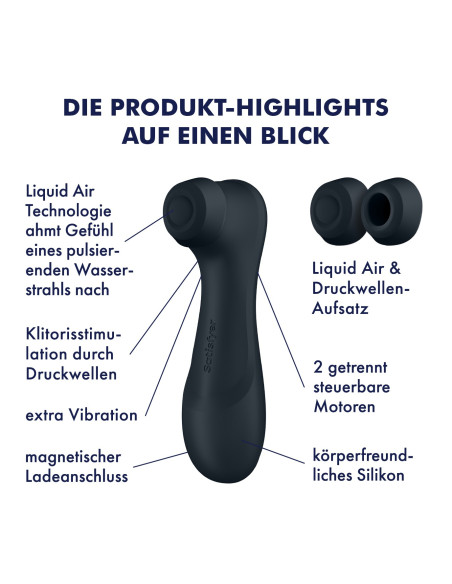 Pro 2 Génération 3 Air pulse - Noir | Satisfyer
