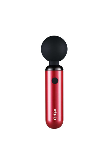 Pomi wand - Puissant mini vibromasseur Rose & Noir | Honey Play box