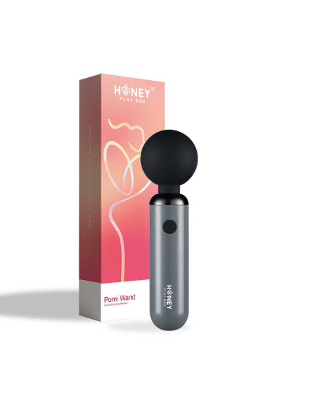 Pomi wand : Puissant mini vibromasseur Gris | Honey Play box