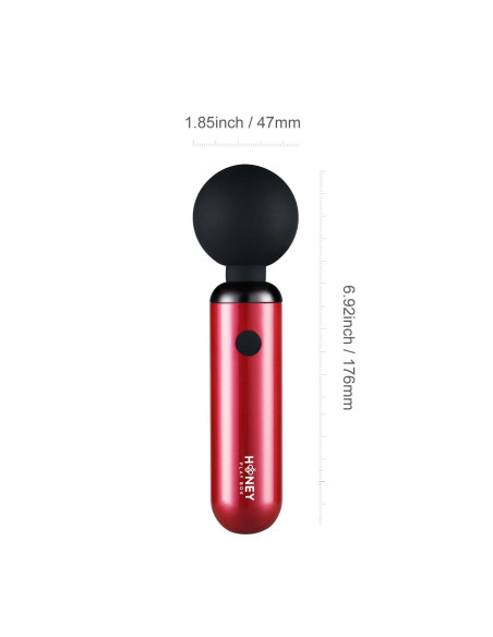 Pomi wand : Puissant mini vibromasseur Gris | Honey Play box