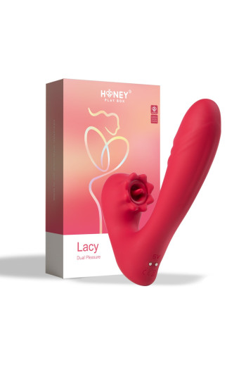 Lacy : Vibromasseur point G avec langue pour le clitoris | Honey Play box 2