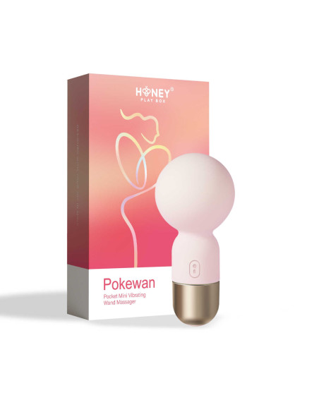 Pokewan : Mini vibromasseur de poche Rose | Honey Play box