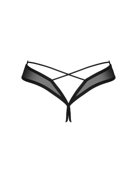 String Ouvert Roxelia Noir | Obsessive