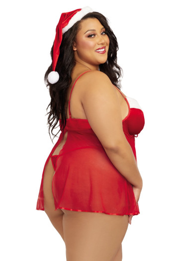 Costume Mère Noël Grande Taille | Dreamgirl 2