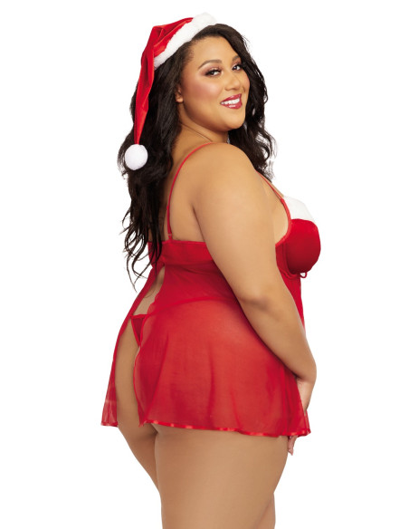 Costume Mère Noël Grande Taille | Dreamgirl