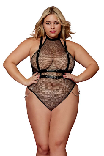 Body Résille et Harnais | Dreamgirl