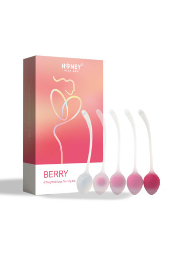 Berry : Set de 5 Boules de geisha Roses | Honey Play box