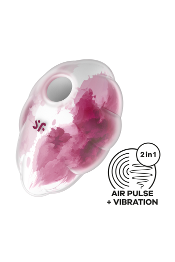 Cloud Dancer Rose : Vibromasseur à ondes de pression | Satisfyer