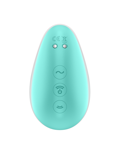 Pixie Dust Vert & Rose : Vibromasseur à ondes de pression | Satisfyer