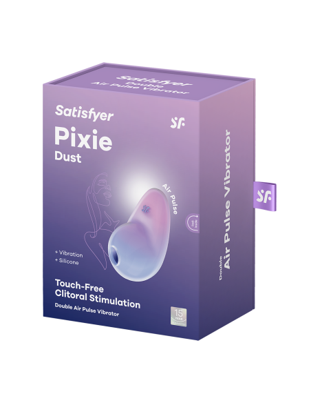 Pixie Dust Violet & Rose : Vibromasseur à ondes de pression | Satisfyer