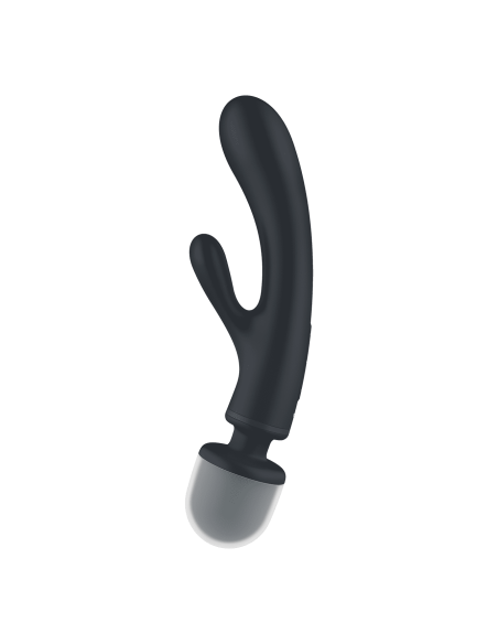 Triple lover : Rabbit & Wand Noir | Satisfyer