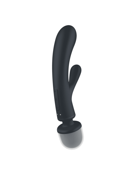 Triple lover : Rabbit & Wand Noir | Satisfyer