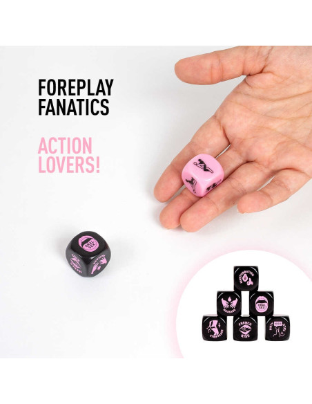 Jeux de Dés Foreplay Fanatics Dice Lovers | Secret Play