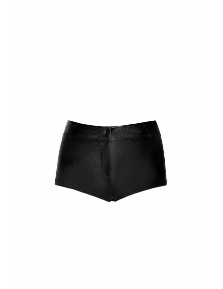 Short F318 Powerwetlook imprimé crocodile | Noir HandMade